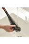 3-Piece Jar Brush Set – 2-in-1 Jar and Bottle Cleaning Brush, Detachable Straw Brush, Walnut Patterned Handle, Bottle Brush - 3