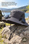 5-Piece Fishing Hat with Fan – Solar-Powered Fan Model, Wide Brim, Adjustable Chin Strap, Breathable, Outdoor Sun Hat