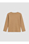 Beige 3-Pack Long Sleeve Baby Boy T-Shirt - 8