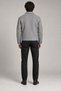 Men's Gray, Classic Collar Zippered Lined Cashmere Jacket – Regular Fit Short Cut Winter Cashmere Jacket - 4