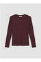 Plum Crew Neck Women's Bodysuit - 5