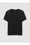 Black Crew Neck Men's Sports T-Shirt - 6