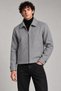 Men's Gray, Classic Collar Zippered Lined Cashmere Jacket – Regular Fit Short Cut Winter Cashmere Jacket - 2