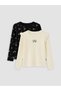 Quality Pieces from Çelebi Store Embroidered Girls' T-Shirt 2-Pack