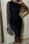Tulle Cycling Evening Dress Fabric Dress Collar - 3