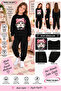 Winter Unisex Black Tracksuit, Black Sweat Top and Bottom Set - 2