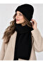 Women's Winter Knitted Beanie and Scarf Set - Set of 2 - 4