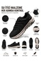 Men's Trekking Sports Shoes Water Repellent Breathable Ultra Light Sole Short Boots-Black White