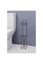 10 Pieces Toilet Paper Holders with Stands – Black Metal with Spare Container, Floor-Standing, No-Assembly Bathroom Organizer, Toilet Paper Holder - 6