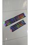 Louis XL Car Door Sill Sticker 4 Piece Set – Hologram Carbon Pattern 2 Front 2 Rear – 50 cm / 35 cm
