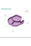 Melii Silicone Divided Plate - Cat - 3