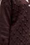 Embossed Pompom Detailed Buttoned Knitwear Cardigan -Brown - 6