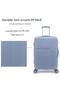 4 Pcs PP Luggage Set 14/20/24/28 Inch with Cosmetic Case, TSA Lock Hard Shell Suitcases & 360° Spinner Wheels, Lightweight Travel Luggage for Women and Men - 3