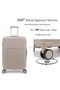 4 Pcs PP Luggage Set 14/20/24/28 Inch with Cosmetic Case, TSA Lock Hard Shell Suitcases & 360° Spinner Wheels, Lightweight Travel Luggage for Women and Men - 6