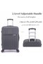 4 Pcs PP Luggage Set 14/20/24/28 Inch with Cosmetic Case, TSA Lock Hard Shell Suitcases & 360° Spinner Wheels, Lightweight Travel Luggage for Women and Men - 4