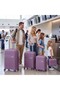 4 Pcs PP Luggage Set 14/20/24/28 Inch with Cosmetic Case, TSA Lock Hard Shell Suitcases & 360° Spinner Wheels, Lightweight Travel Luggage for Women and Men - 8