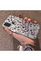 Samsung Galaxy A21S Compatible French Style Purple Tone Wild Flower Phone Case Shockproof - 2