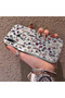 French Style Purple Tone Wild Flower Phone Case for Samsung Galaxy A30/A20 Compatible Shockproof - 2