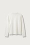 Men's Boxy Fit Letter Printed Crew Neck Sweatshirt Ecru - 2