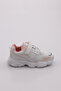 Fiffy Girls' Velcro White / Pink Casual Sneakers