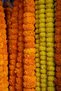zig zag Artificial Marigold Garland (5pcs Pack) - Ideal for Weddings,Birthday, Christmas Decorations, and Diwali Celebrations, Faux Garlands 5 strings - 4.5-5 Ft Long (Golden Yellow) - 5
