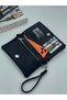Women's Soft Leather Quality Bag with Plenty of Zippers, Phone Compartment, Card Holder, Portfolio, Cross Shoulder and Hand Bag (Length 15 cm Width 23 cm) - 5