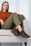 Women's Seasonal Laceless Orthopedic Genuine Leather Daily Sports Style Shoes M27Ka/3515 - 2