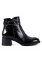 8550 26Kb Women's Daily Boots Black Patent Leather - 2