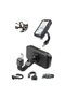 5 Pieces Waterproof Motorcycle Phone Holder – Handlebar Mounted 360 °   Rotating Transparent Touch Screen Rain and Dust Protection Phone Holder Mount - 6