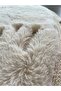 Rabbit Hair Plush Post-Bath Mat Set of 2 Ultra Soft Full Jute Edged Non-Slip Leather Base - 6