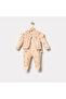 Baby Girl Jumpsuit with Plush Vest - 2