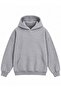 Women's with Love Printed Hooded Fleece Oversize Sweatshirt - 2