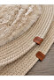 Rabbit Hair Plush Post-Bath Mat Set of 2 Ultra Soft Full Jute Edged Non-Slip Leather Base - 7