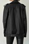 Trend Prd Oversize Long Women's Black Leather Jacket - 6