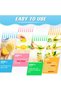 Lemon Lime Squeezer 2-In-1- Hand Juicer Lemon Squeezer Gets Every Last Drop - Max Extraction Manual Citrus Juicer - Easy-to-Use Lemon Juicer Squeezer Lemon Squeezer Manual, Anti Corrosion (Yellow) - 8