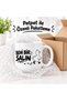 Porcelain Mug 300 ml with the Words'Beni Bir Salın' and Duck Pattern, Funny Coffee Cup, Gift, Office and Tea Cup - 2