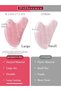 Face Gua Sha Jade Stone Facial Tools, Natural Rose Quartz GuaSha Stone for Skin Care Routine, r - 2