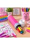Large Size Children's Pen Holder Pencil Case 23 cm – Pen and Crayon Organizer – Desktop Pencil Design Pen Holder – Colorful Children's Room Accessory - 2