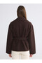 Esvab • Modern & Distinctive Double-Breasted Roba Collar Women's Cashmere Coat - 5