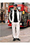 Ecru Loose Fit Men's Sweatpants