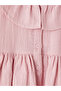 Alita City Pink Plain Girls' Dress with a Difference - 2