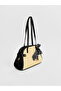 Özmarka New Season Women's Straw Shoulder Bag with Ecru Accessories - 3