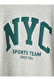 Alita City Gray Nyc Printed Oversize Women's Sweatshirt with a Difference - 6