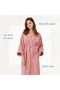 Waffle Bathrobe, Pink - 4
