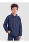 Two Mt Shop Quality Lcw Kids Indigo Plain Loose & Baggy Boys' Shirt
