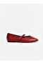 Alita City Lcw Steps Red Women's Flat Shoes with a Difference - 2
