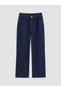 Alita City Lcw Modest Indigo Denim Straight Wideleg High Waist Wide Leg Women's Jean Pants - 5