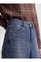 Nevavm with a Difference Lcw Jeans Indigo Denim Straight Culotte High Waist Wide Leg Women's Jean Pants - 3