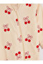 Nevavm Lcw Baby Beige 1 Tog Patterned Baby Girl Sleeping Bag with Difference in Color - 3