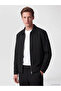 Vizyon New Season Black Regular Fit Soft Touch Men's Jacket - 6